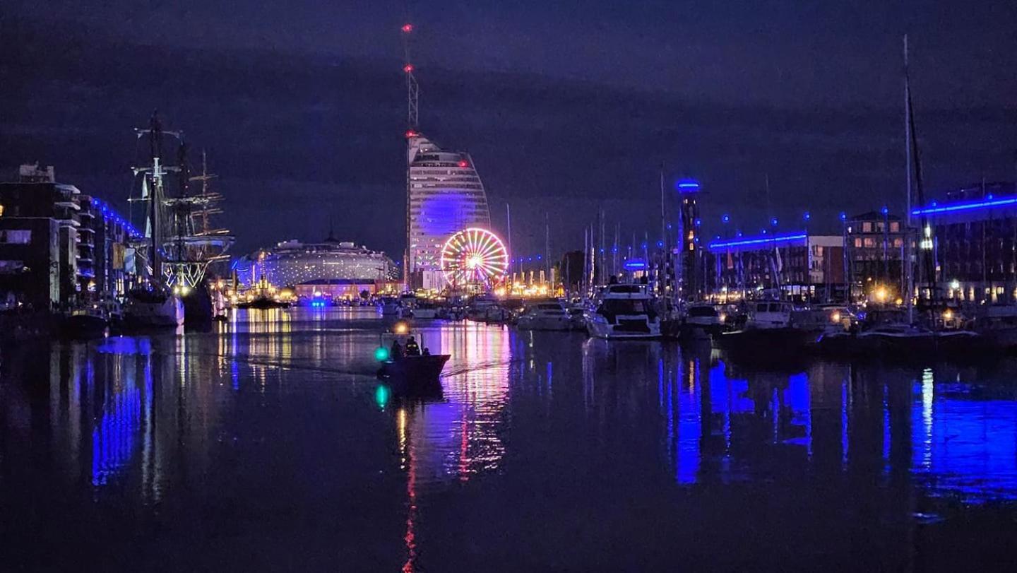 Gemuetl Wohnung Mit Blick Auf Den Hafen Bremerhaven Zewnętrze zdjęcie